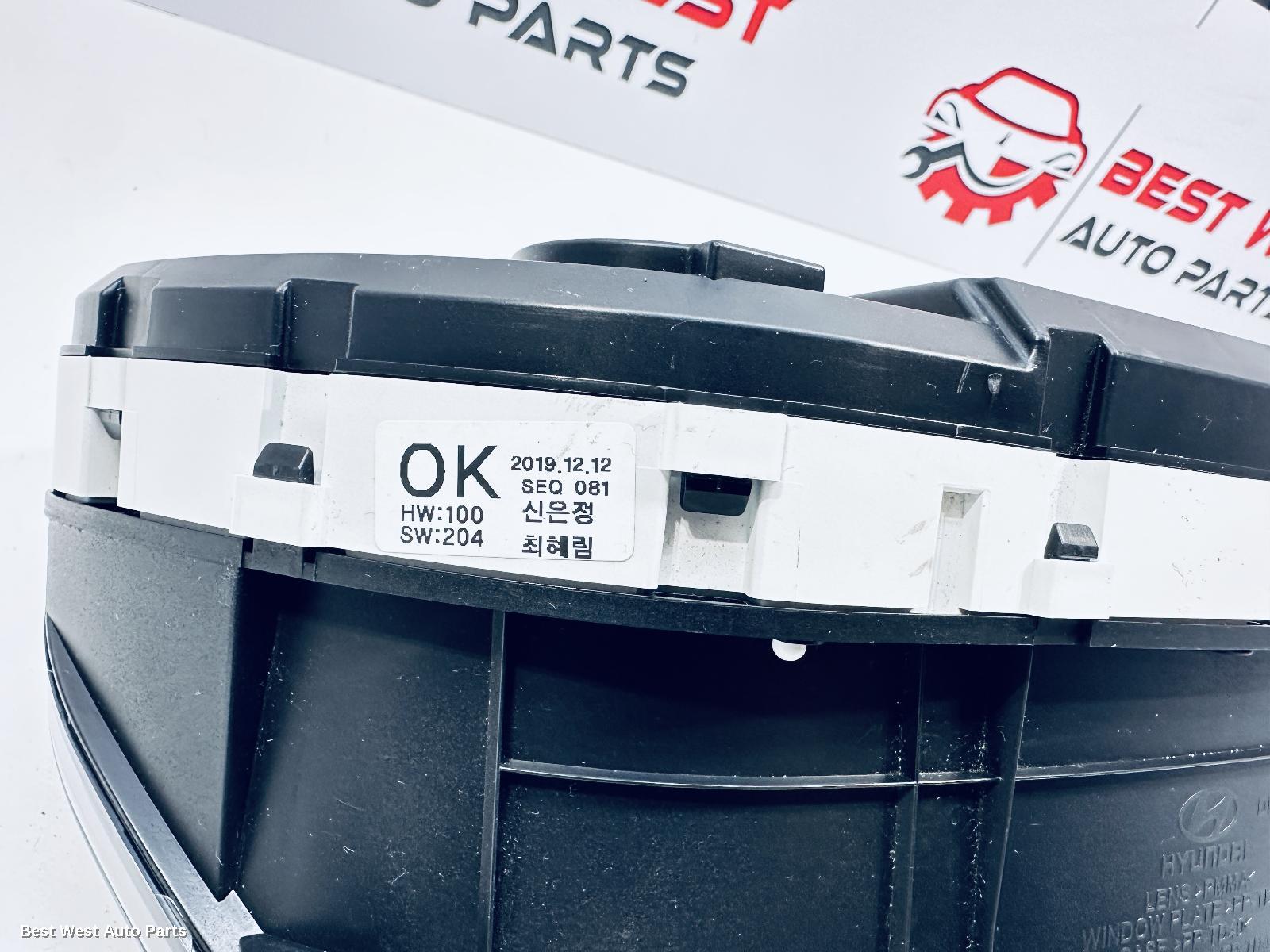 2020 HYUNDAI I30 Instrument Cluster