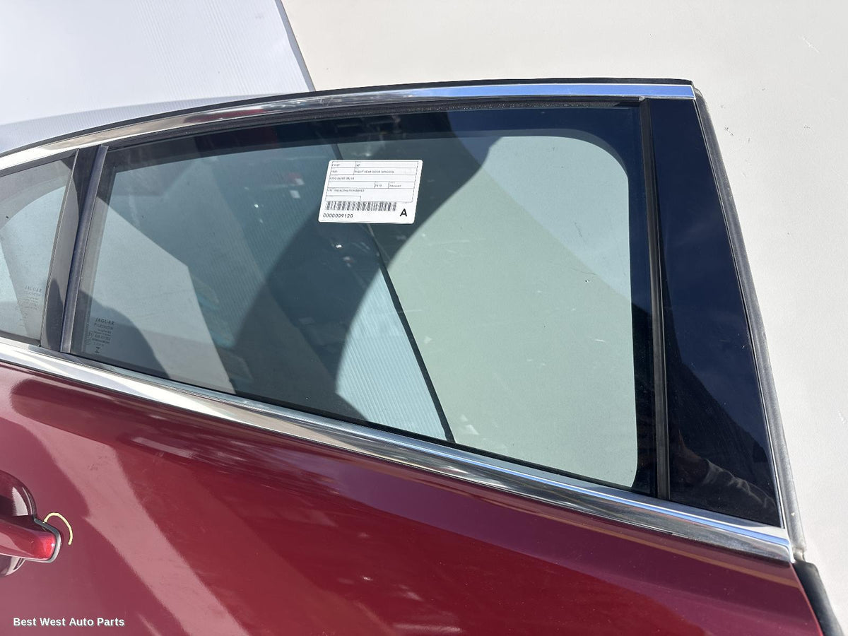 2013 JAGUAR XF Right Rear Door Window