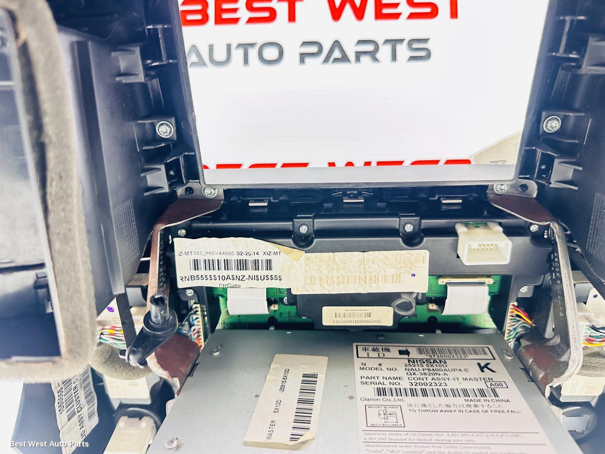 2014 NISSAN NAVARA Heater/Ac Controls