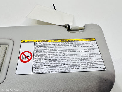 2012 TOYOTA YARIS Sunvisor