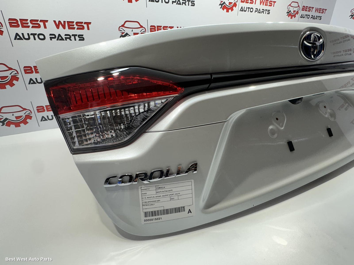 2022 TOYOTA COROLLA Bootlid/Tailgate