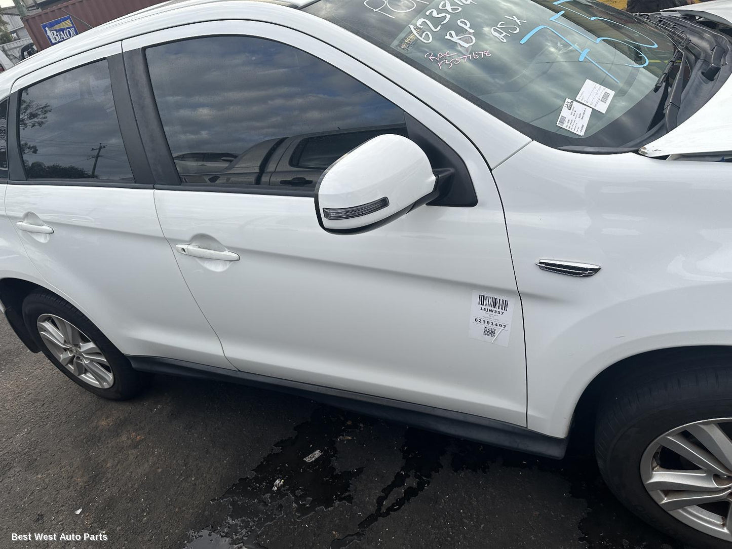 2013 MITSUBISHI ASX Left Rear Door Window