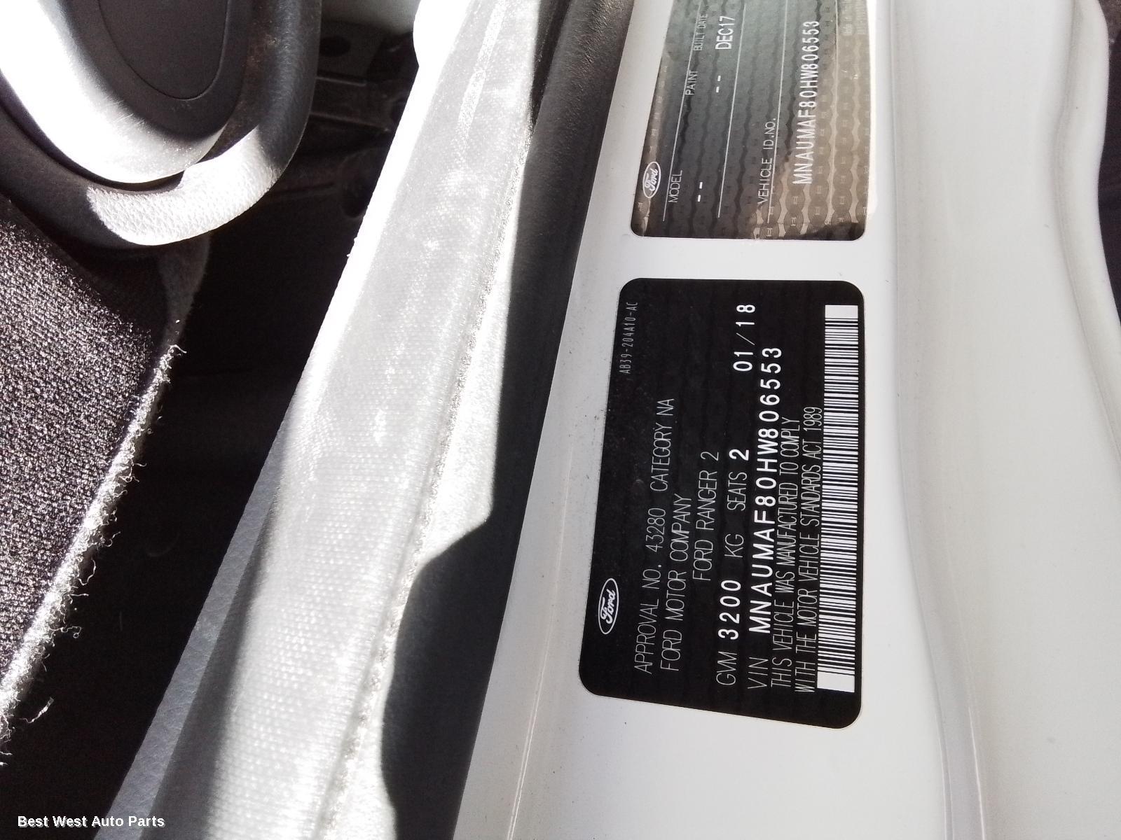 2017 FORD RANGER Wheel Standard/Steel