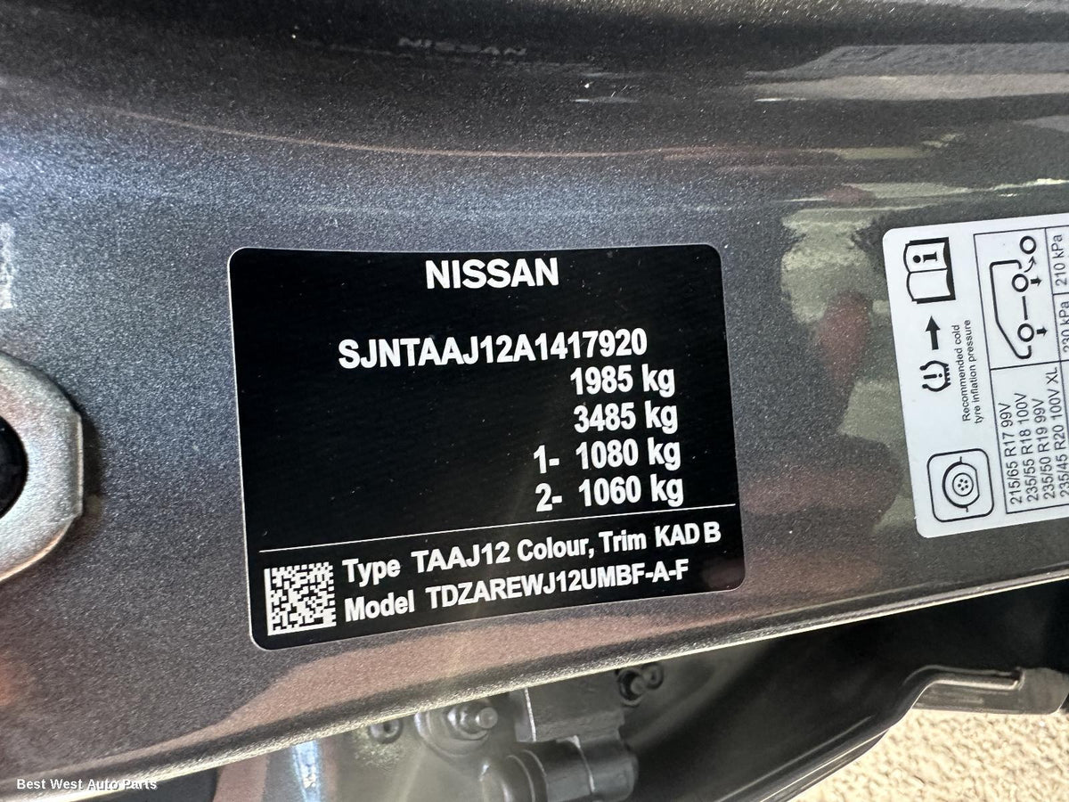2023 NISSAN QASHQAI Right Front Window Reg/Motor