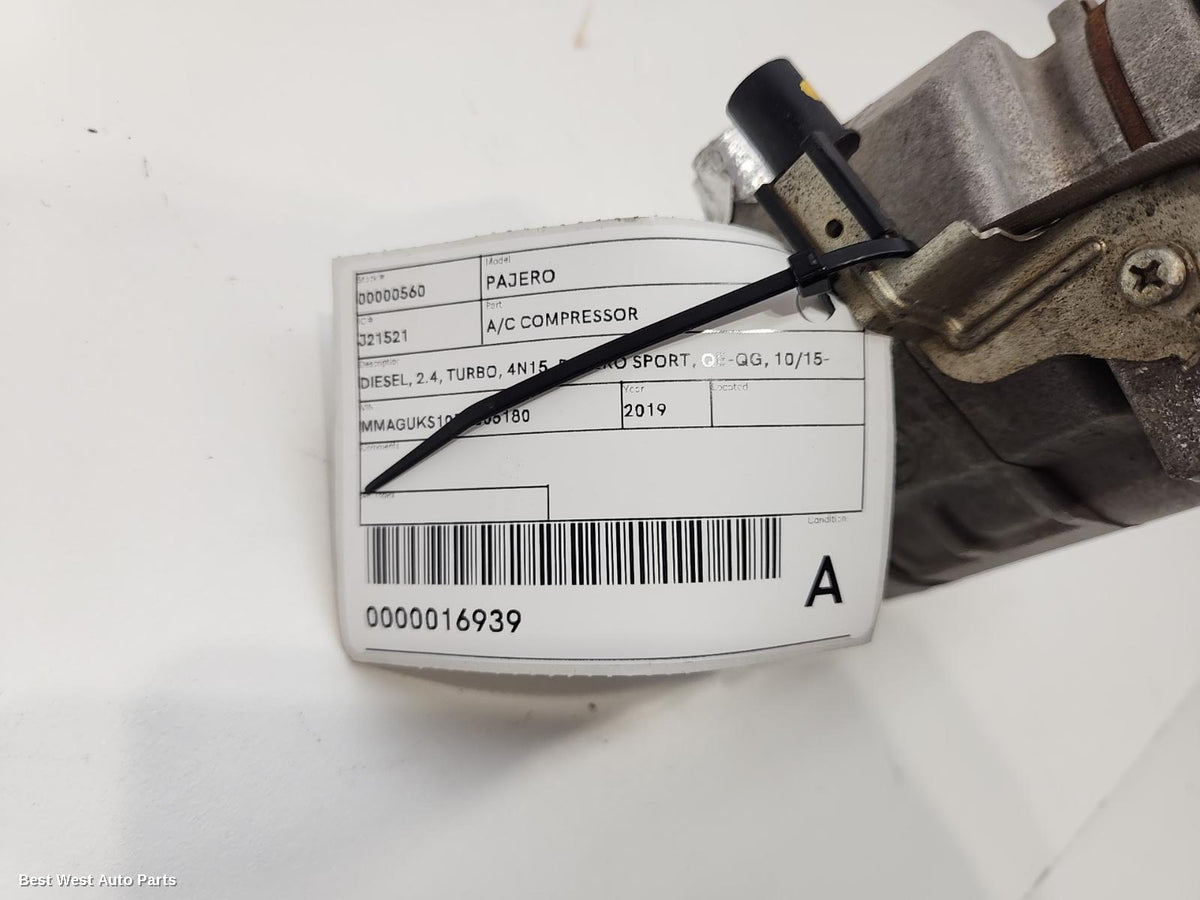 2019 MITSUBISHI PAJERO A/C Compressor