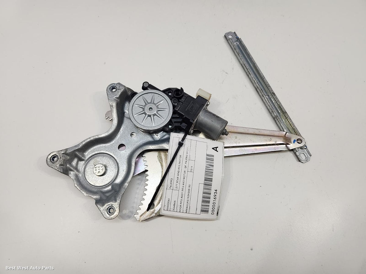 2019 MITSUBISHI PAJERO Left Rear Wnd Reg/Motor