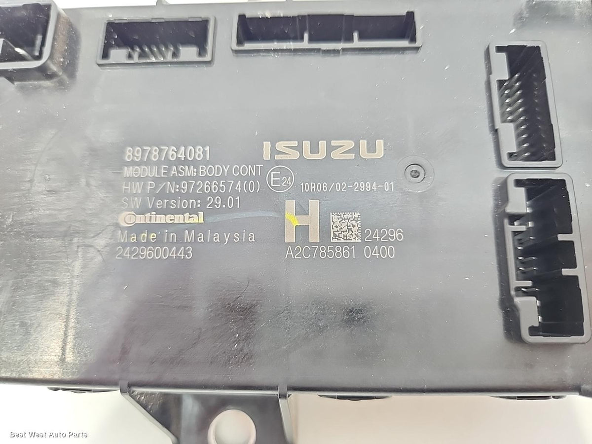 2025 MAZDA BT50 Ecu