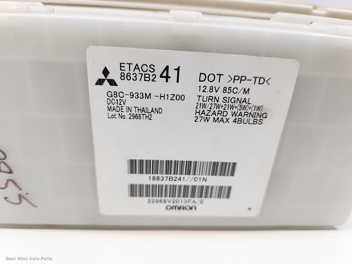 2019 MITSUBISHI PAJERO Fuse Box