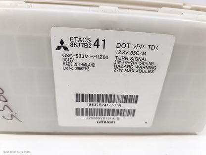 2019 MITSUBISHI PAJERO Fuse Box