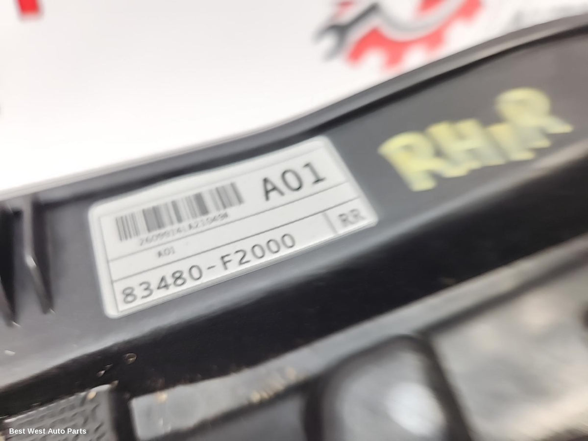 2016 HYUNDAI ELANTRA Right Rear Wnd Reg/Motor