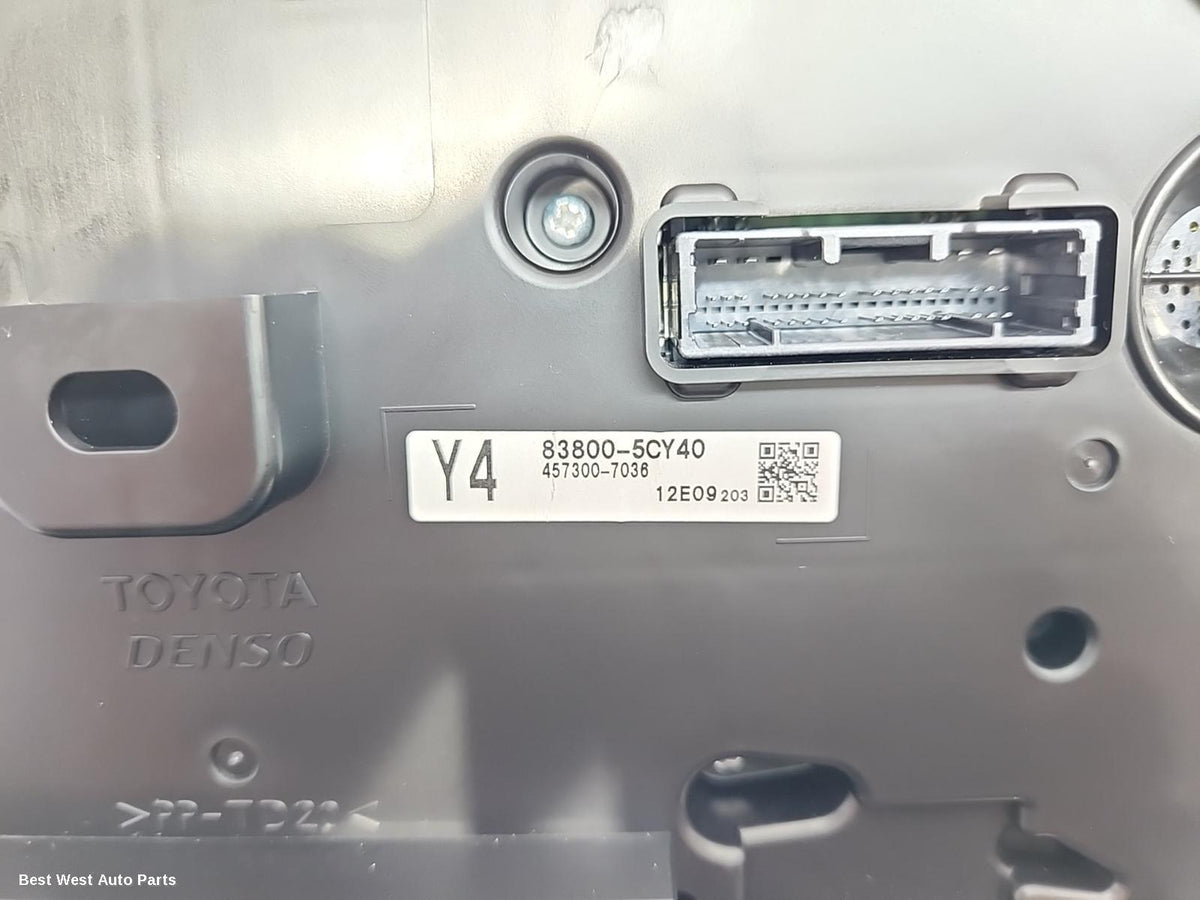 2021 TOYOTA YARIS CROSS Instrument Cluster