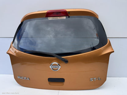 2012 NISSAN MICRA Bootlid/Tailgate