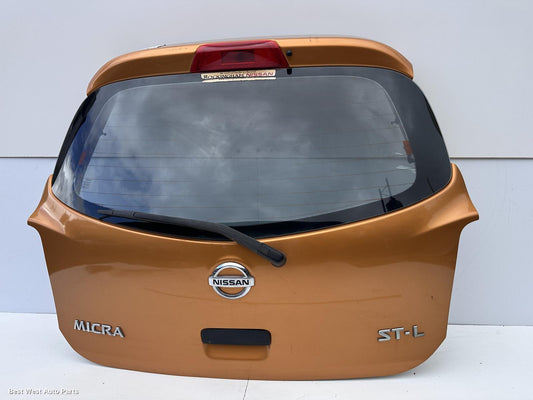2012 NISSAN MICRA Bootlid/Tailgate