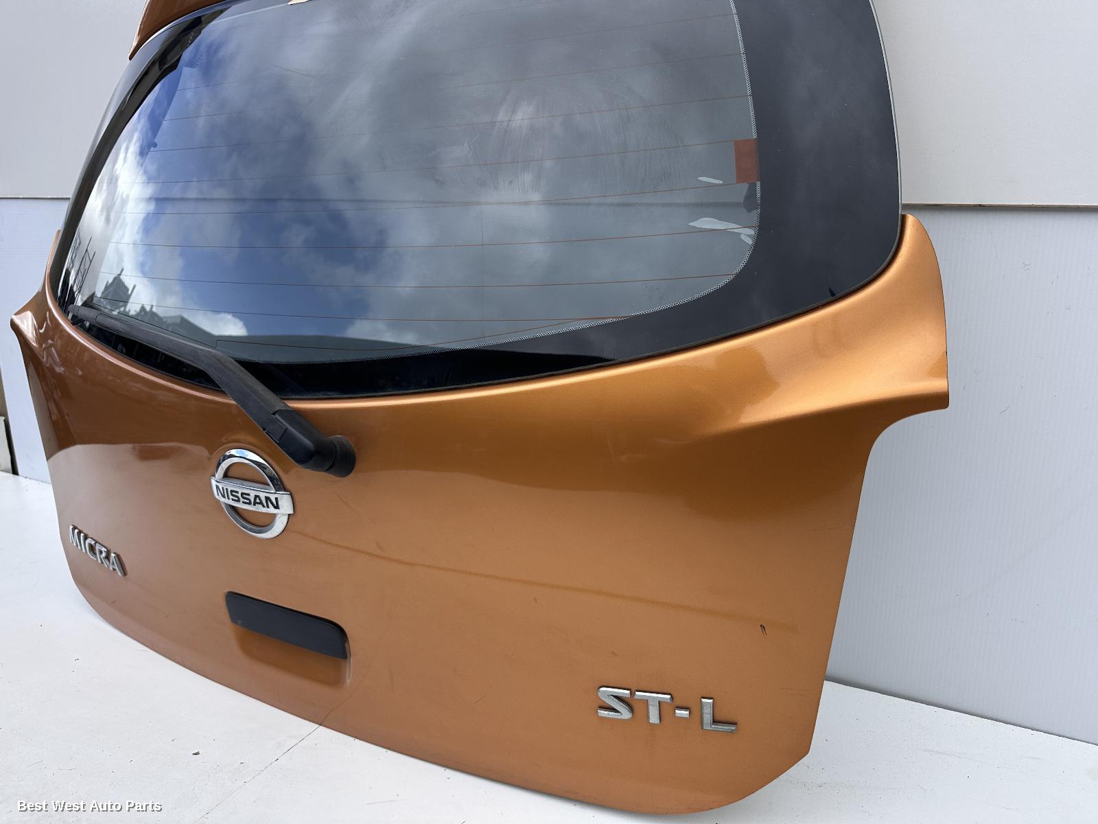 2012 NISSAN MICRA Bootlid/Tailgate