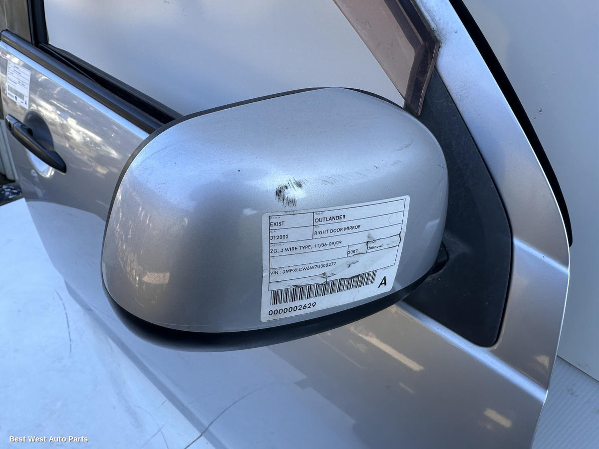 2007 MITSUBISHI OUTLANDER Right Door Mirror