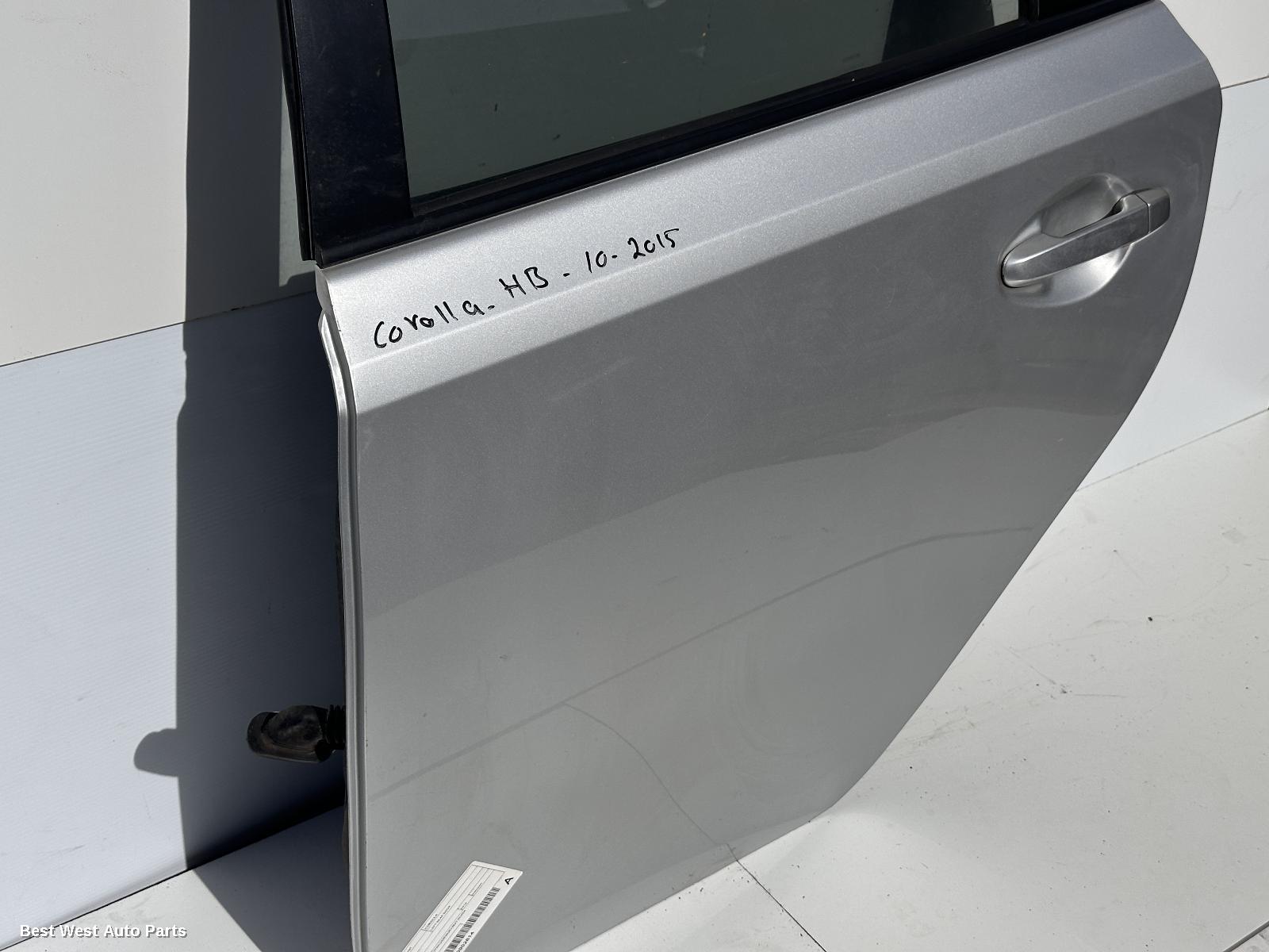 2015 TOYOTA COROLLA Left Rear Door/Sliding