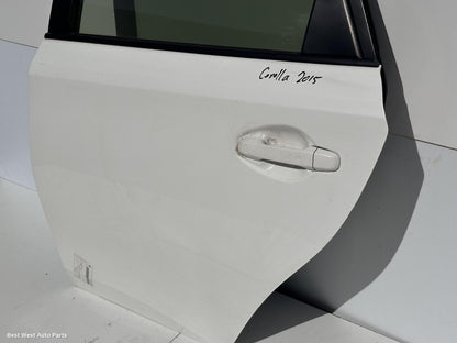 2016 TOYOTA COROLLA Left Rear Door/Sliding