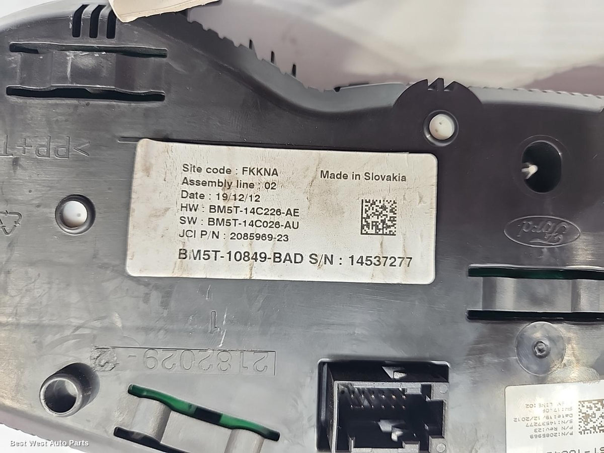 2013 FORD FOCUS Instrument Cluster