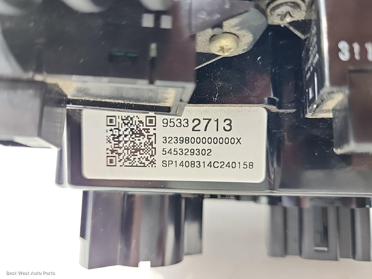 2014 HOLDEN TRAX Heater/Ac Controls
