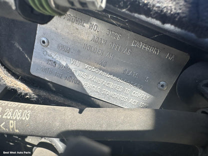 2006 HOLDEN ASTRA Right Guard