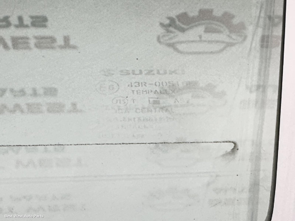 2017 SUZUKI SWIFT Left Front Door Window