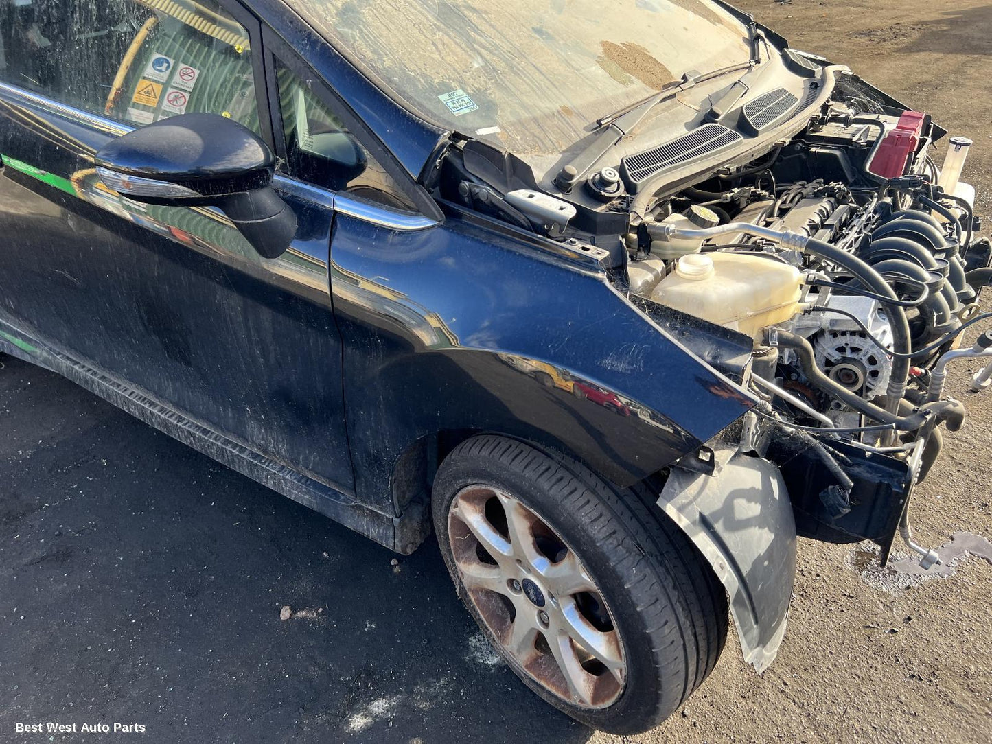 2008 FORD FIESTA Right Front Door Window