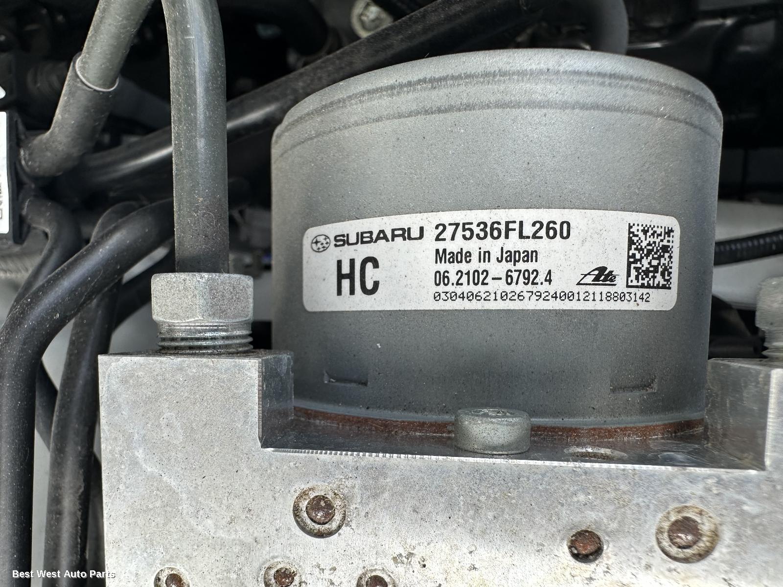 2021 SUBARU XV Abs Pump/Modulator