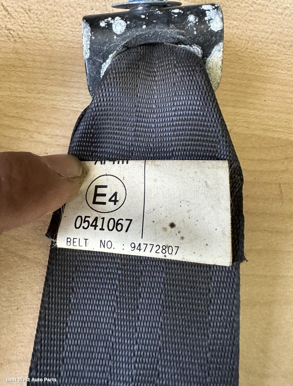 2016 HOLDEN COLORADO Seatbelt/Stalk