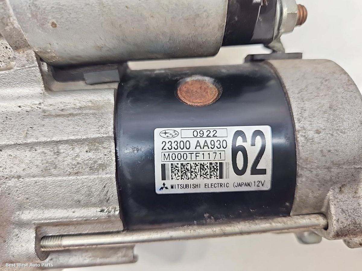 2020 SUBARU FORESTER Starter