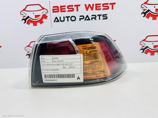 2011 MITSUBISHI LANCER Right Taillight