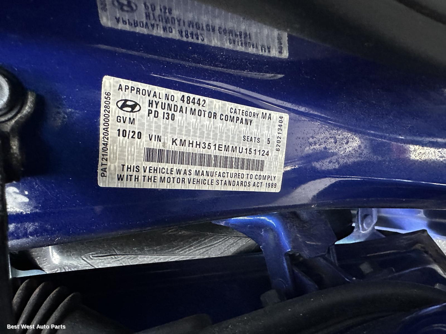 2020 HYUNDAI I30 REVERSE_CAMERA