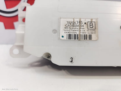 2018 MITSUBISHI TRITON Heater/Ac Controls
