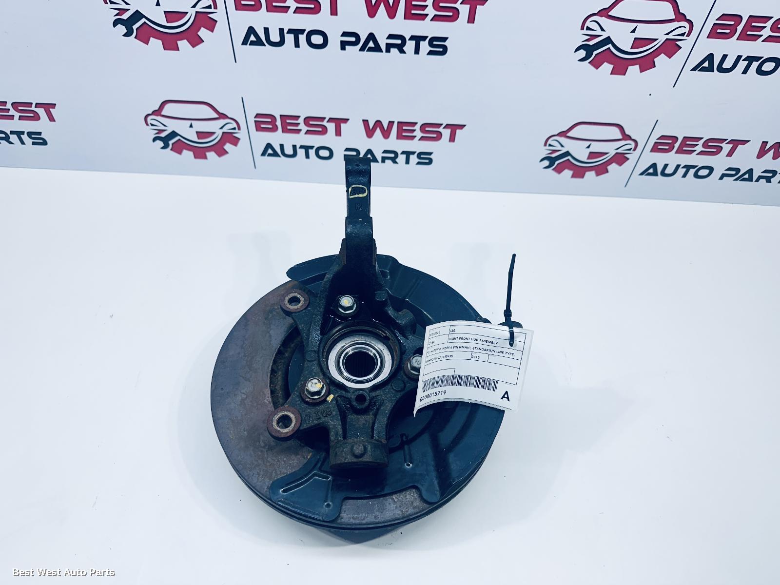 2018 HYUNDAI I30 Right Front Hub Assembly