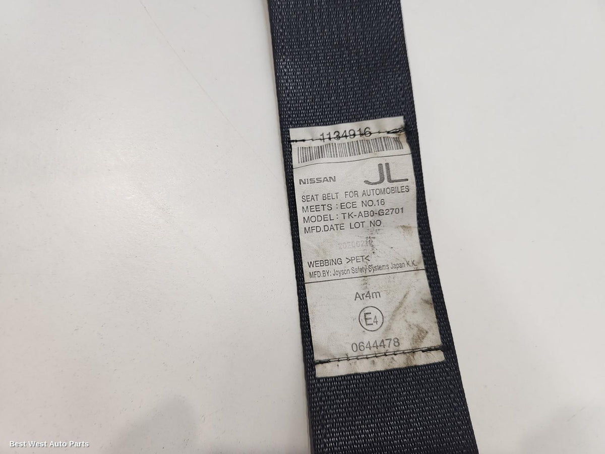 2020 NISSAN XTRAIL Seatbelt/Stalk
