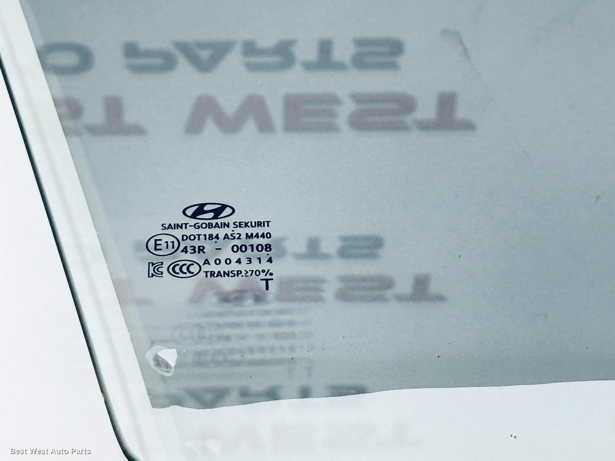 2019 HYUNDAI TUCSON Right Front Door Window