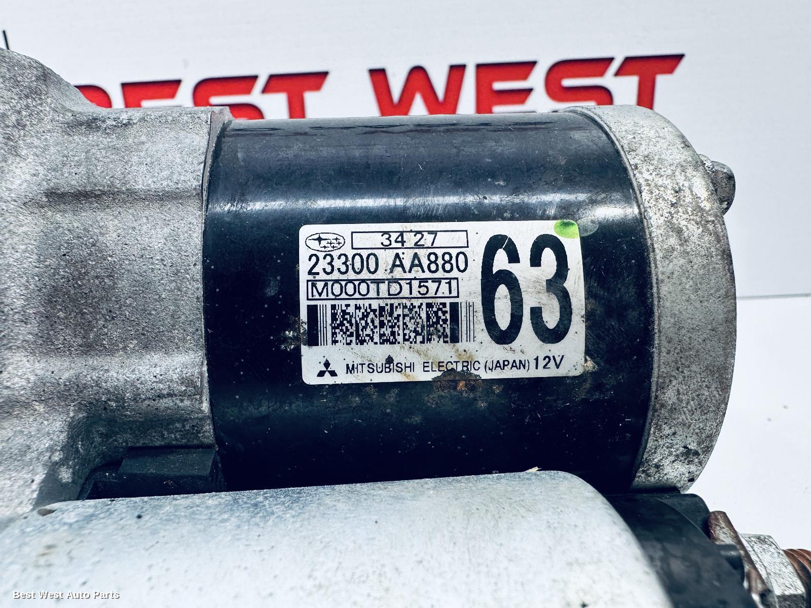 2023 SUBARU WRX Starter