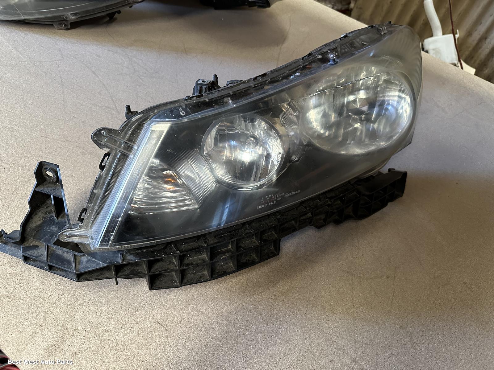2012 HONDA ACCORD Left Headlamp