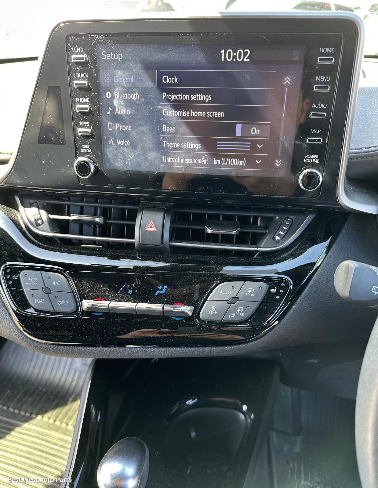 2020 TOYOTA C-HR Heater/Ac Controls