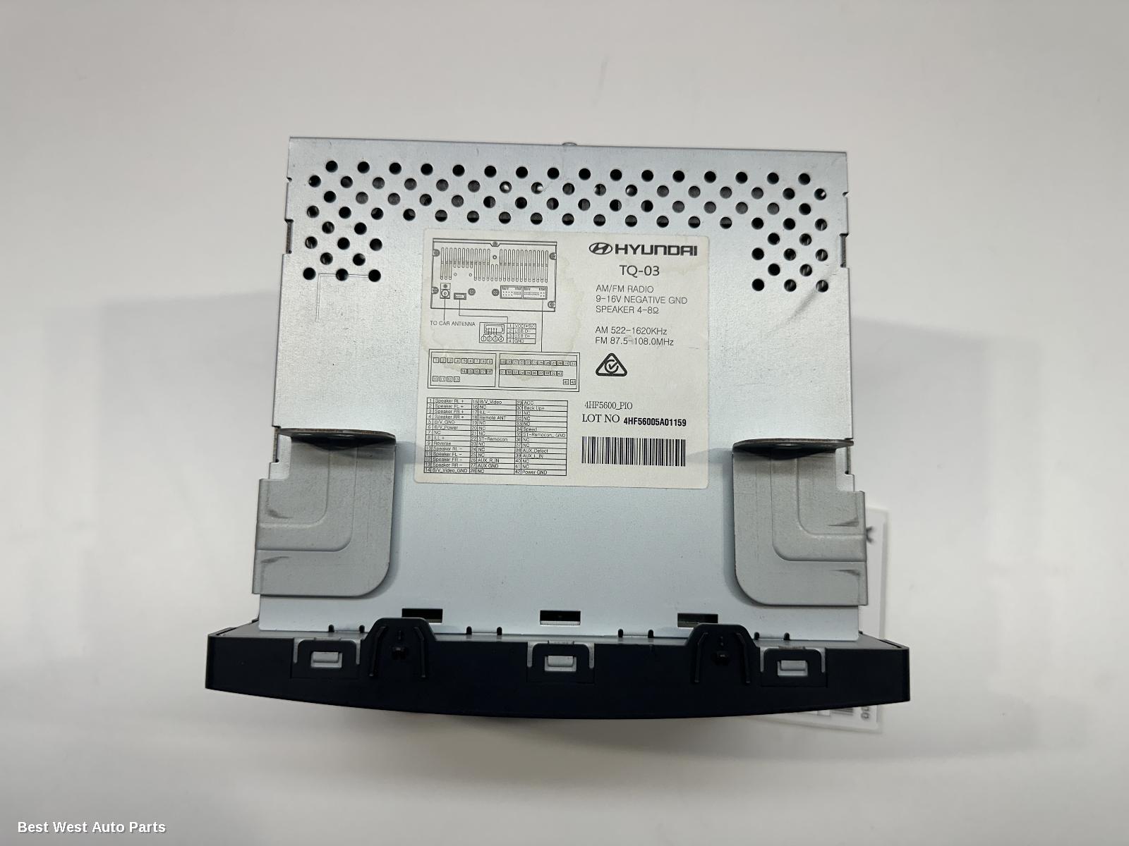2015 HYUNDAI ILOAD/IMAX Radio/Cd/Dvd/Sat/Tv