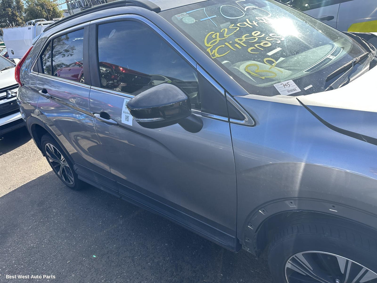 2019 MITSUBISHI ECLIPSE CROSS Right Rear Door Window