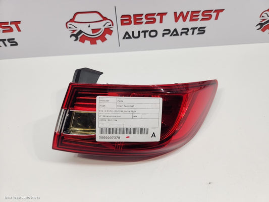2014 RENAULT CLIO Right Taillight