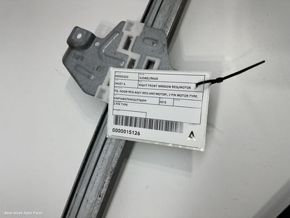 2015 HYUNDAI ILOAD/IMAX Right Front Window Reg/Motor