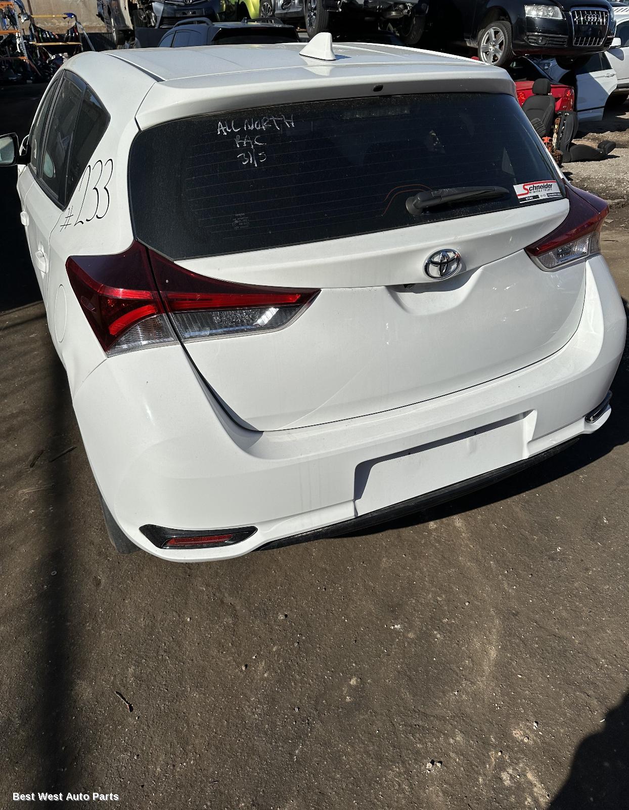 2018 TOYOTA COROLLA R/Bar Bracket/Reinfo