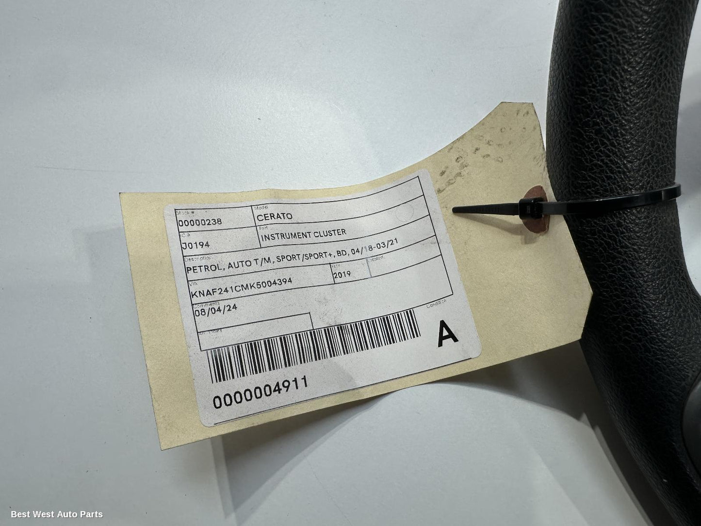 2019 KIA CERATO Instrument Cluster