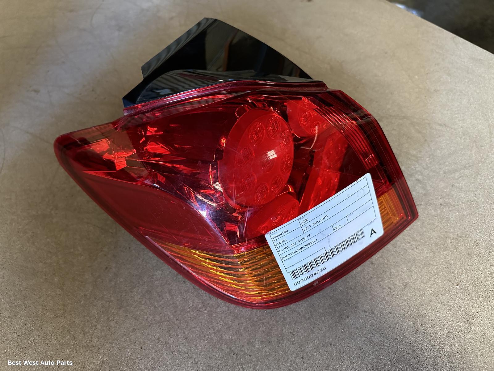 2014 MITSUBISHI ASX Left Taillight