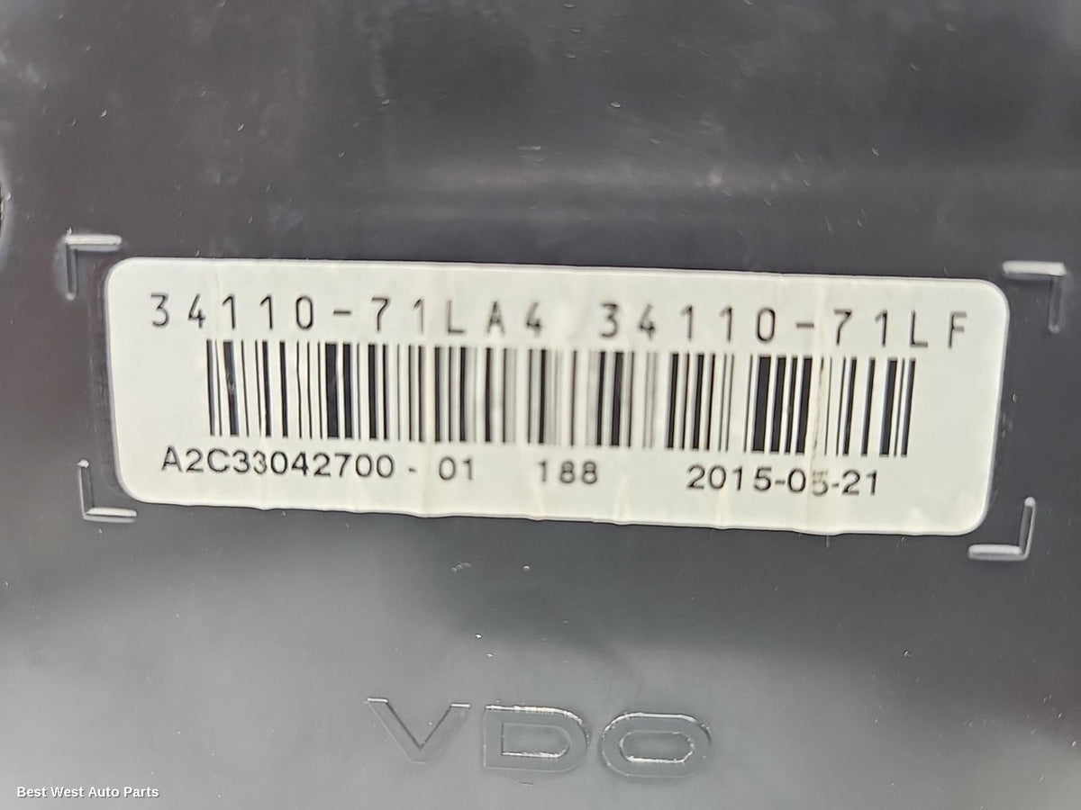 2015 SUZUKI SWIFT Instrument Cluster