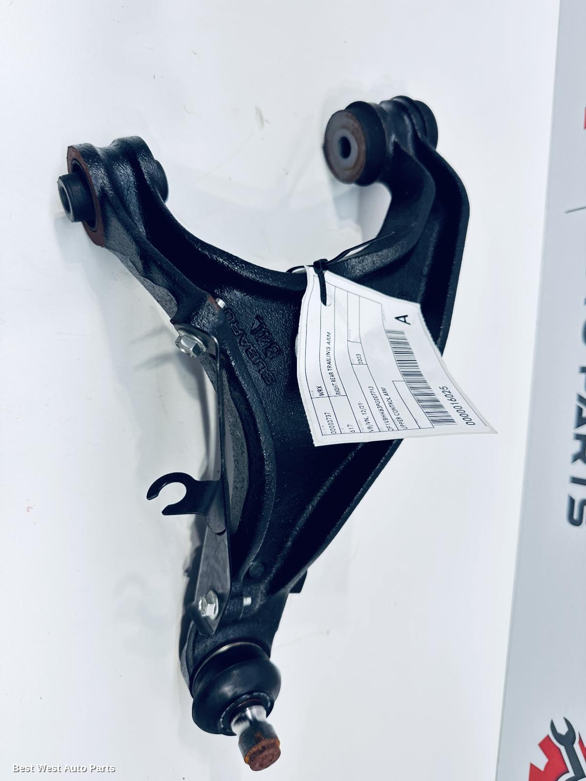2023 SUBARU WRX Right Rear Trailing Arm