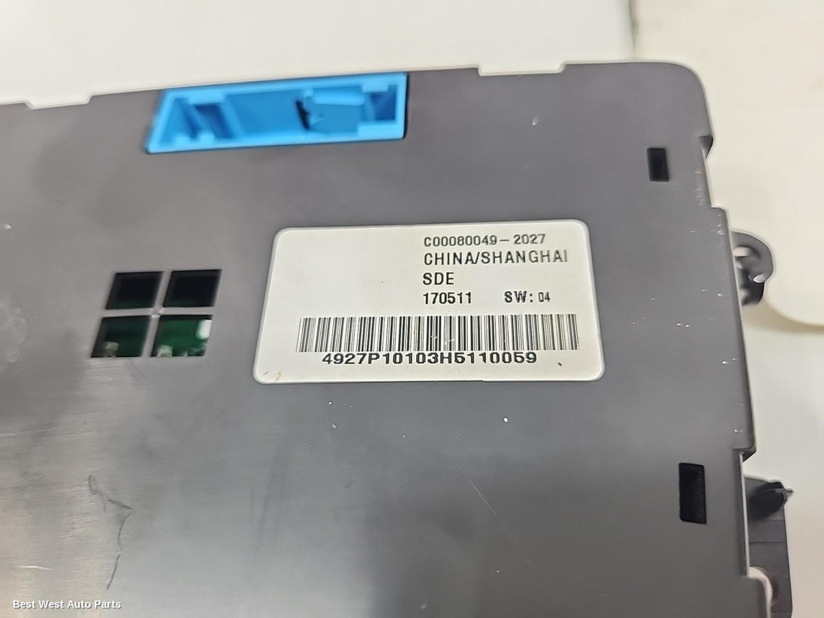 2019 LDV G10 Heater/Ac Controls