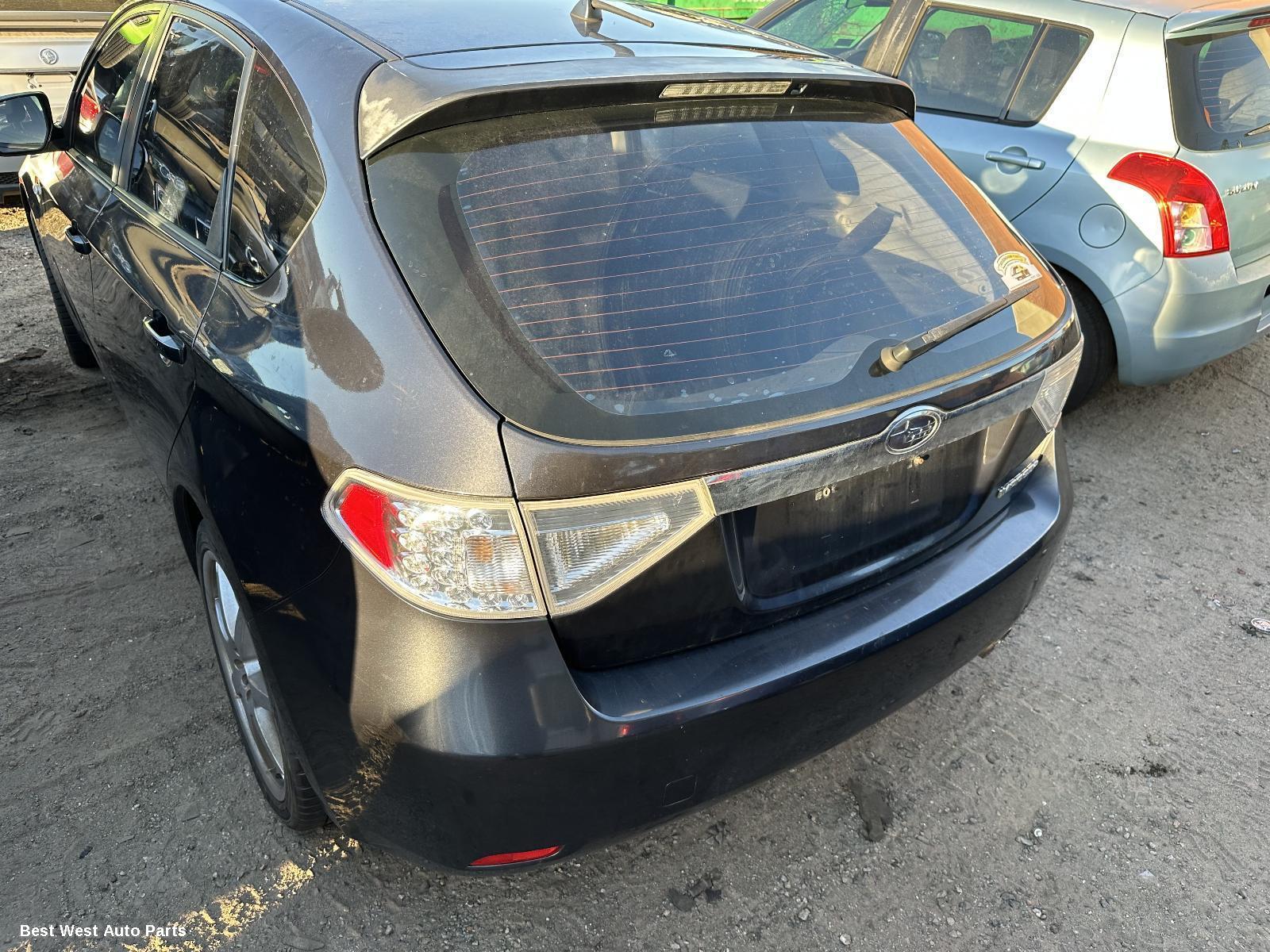 2008 SUBARU IMPREZA Left Taillight