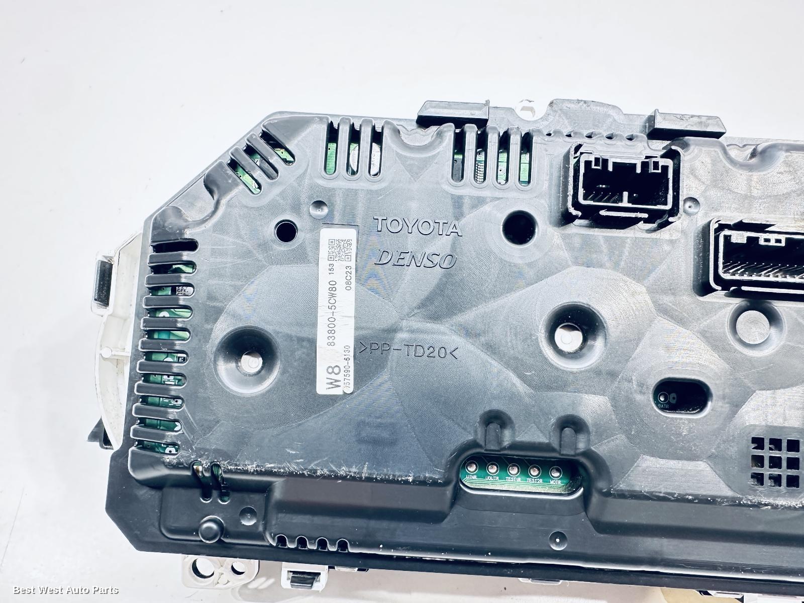 2019 TOYOTA YARIS Instrument Cluster